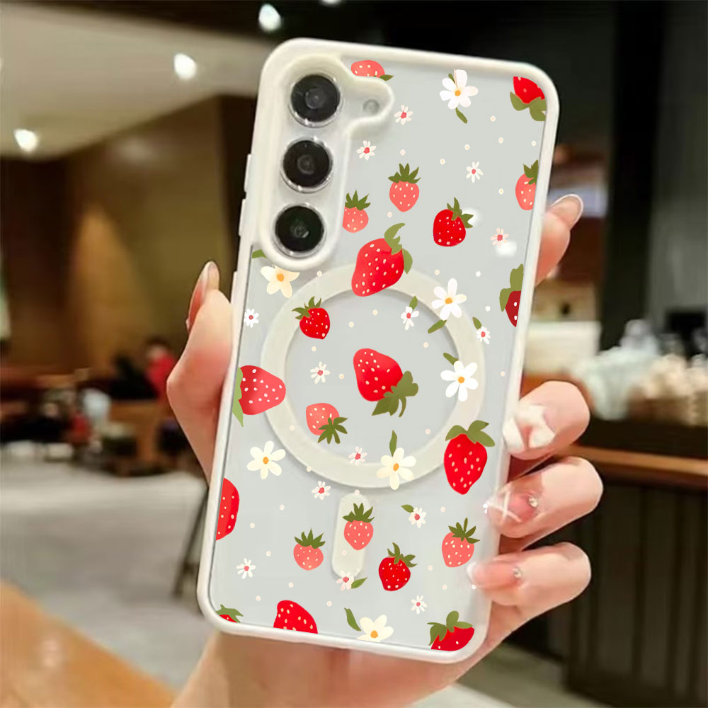 Magnetic Phone Case - เคสโทรศัพท์แบบชาร์จไร้สายแม่เหล็ก สำหรับ Samsung Galaxy S26 S25