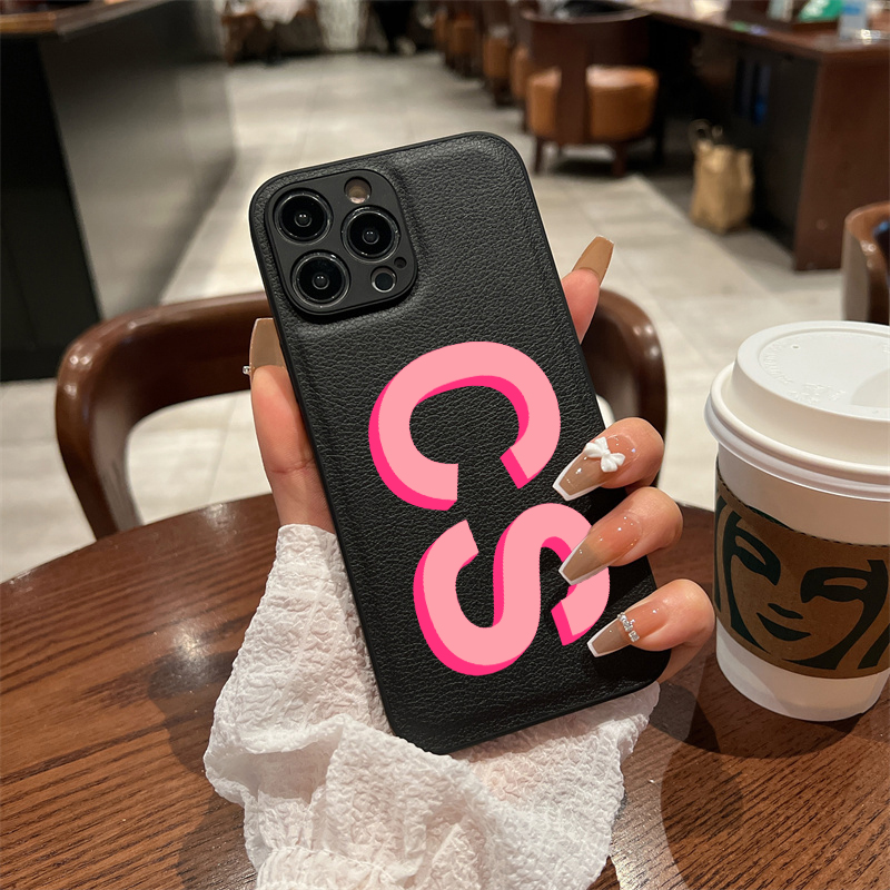 Phone Accessories Names - เคส3D ลายชื่อย่อและตัวอักษรสั่งทำตามแบบหรูหราสำหรับ iPhone 11 12 13