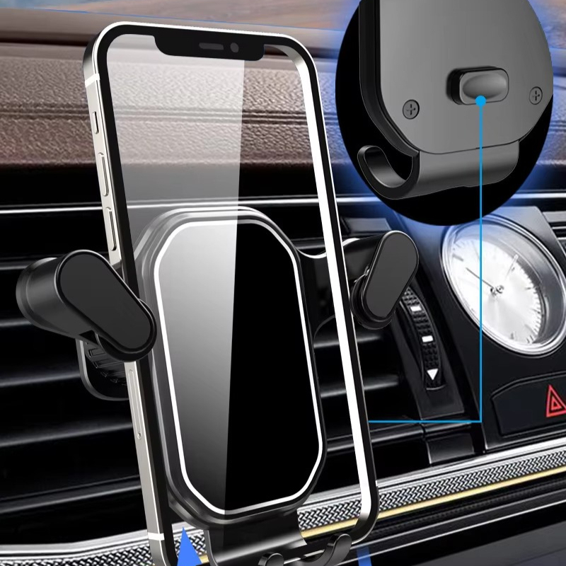 Phone Accessories Hanger - ที่ยึดโทรศัพท์ในรถยนต์แบบพรีเมียม แข็งแรง ทนทาน ใช้ได้กับรถยนต์ทุกรุ่น ติดตั้งช่องแอร์ แขนยืดหดได้