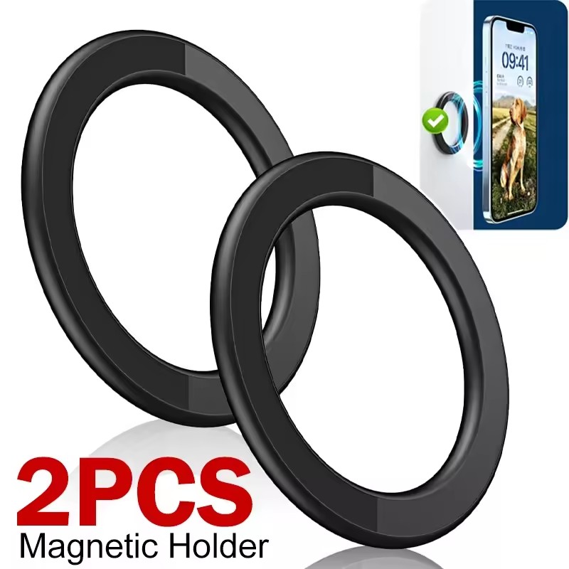 Phone Accessories Japan - ที่ยึดโทรศัพท์มือถือแบบแม่เหล็ก MagSafe พร้อมกาวแม่เหล็กแรงสูง สำหรับติดผนัง ใช้ได้กับโทรศัพท์มือถือ แท็บเล็ต