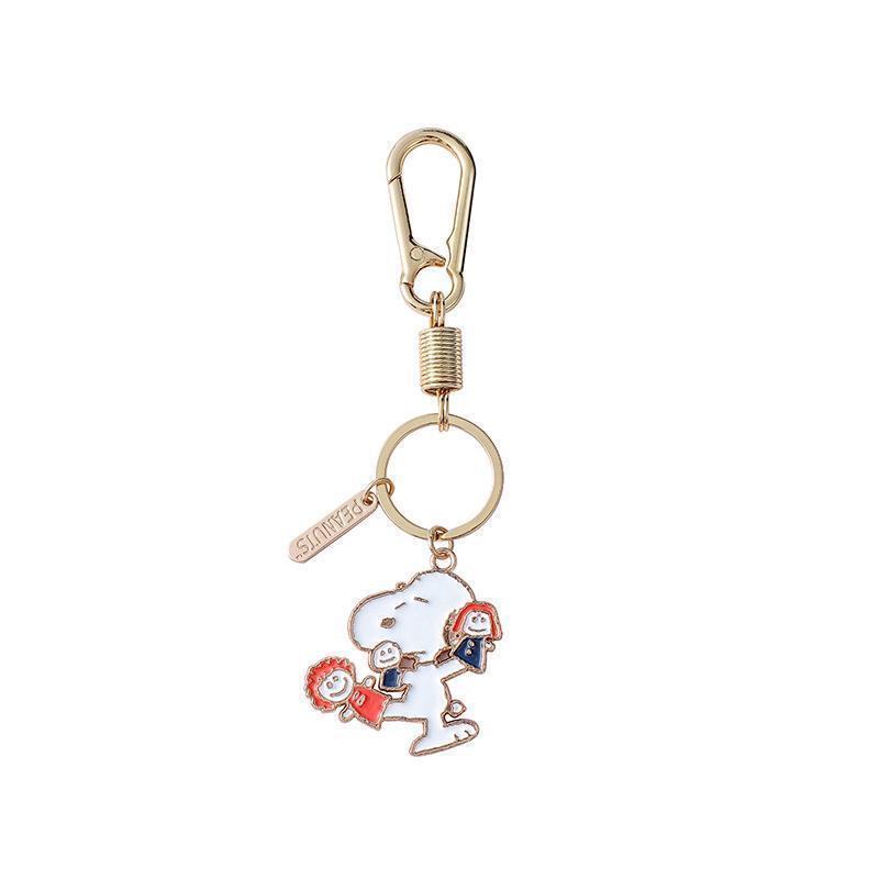 Phone Accessories From China - พวงกุญแจโลหะลายสนูปปี้ จี้กุญแจรถการ์ตูน น่ารักสำหรับสาวๆ ตกแต่งโทรศัพท์มือถือ สไตล์คู่รัก ของขวัญสำหรับเพื่อน