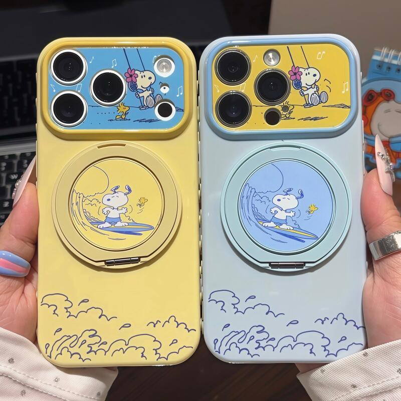 Phone Accessories From China - เคสโทรศัพท์ Snoopy ลายเซิร์ฟสุดน่ารัก เหมาะสำหรับตกแต่งโทรศัพท์ Apple ให้ดูน่ารัก