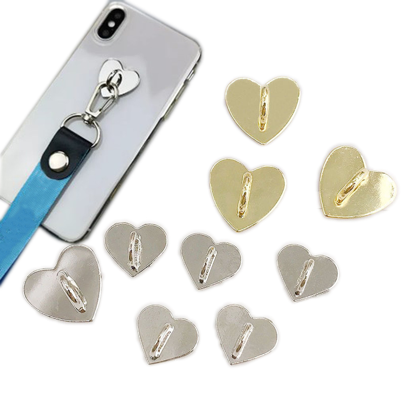 Phone Accessories Hanger - 2pcs ตะขอโทรศัพท์รูปหัวใจ Charm Kpop Charm Stick
