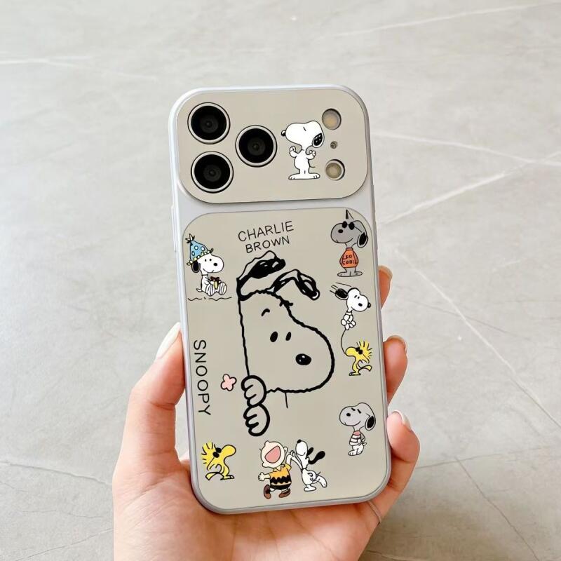Phone Accessories From China - เคสโทรศัพท์ Snoopy รุ่น Kawaii Mirror Series