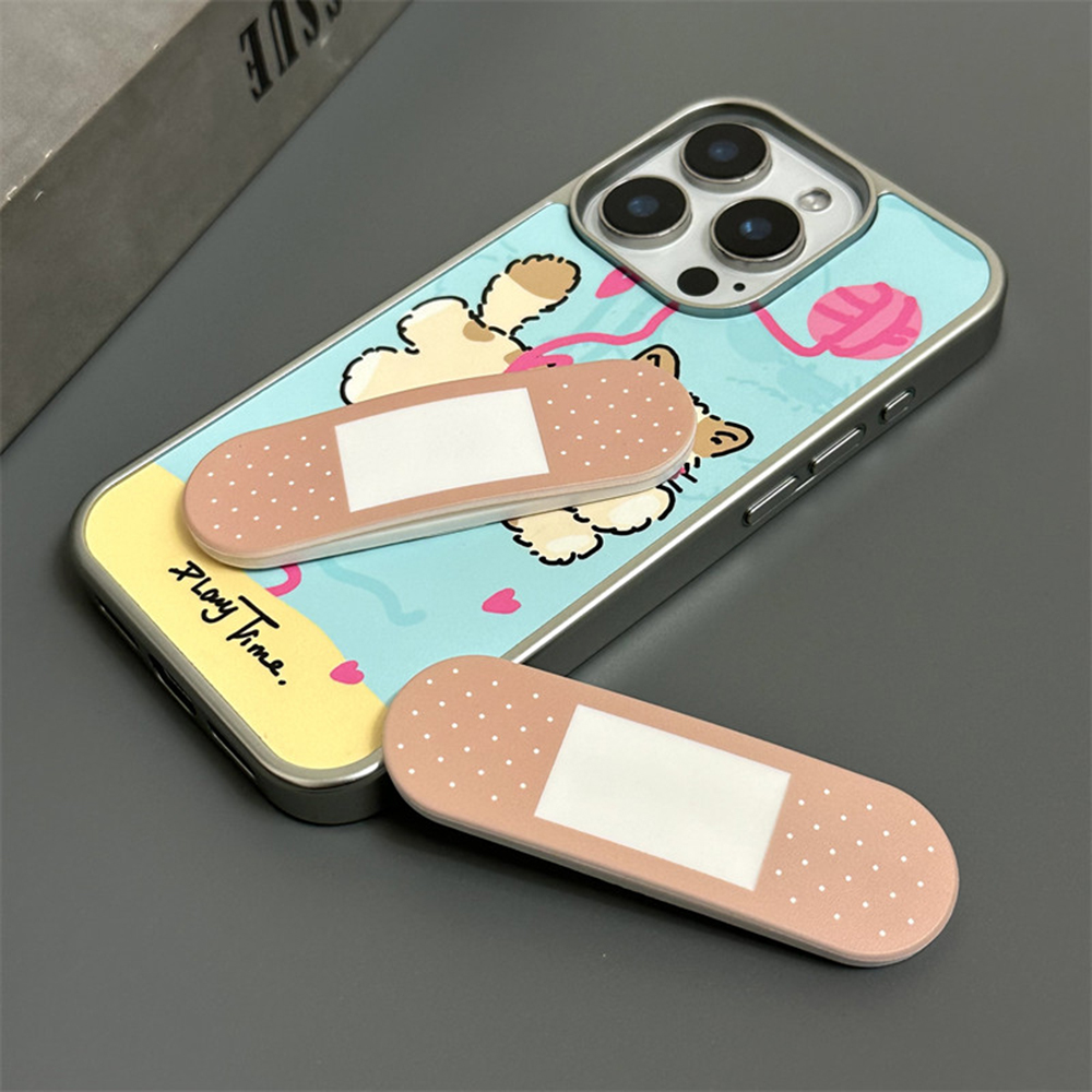 Phone Accessories Crochet - เคสโทรศัพท์แบบมีขาตั้ง Korea Ins Daily Necessitiy Band