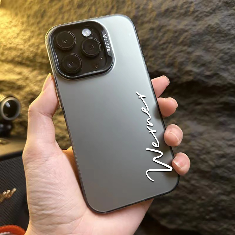 Phone Accessories Names - เคสโทรศัพท์แบบกำหนดเองพร้อมชื่อส่วนตัว สำหรับ iPhone 17 16 15
