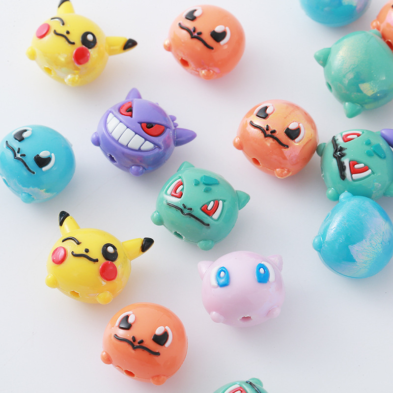 12 ชิ้น ลูกปัดโปเกมอน DIY สายค - Phone Accessories Crochet บทวิจารณ์และราคา