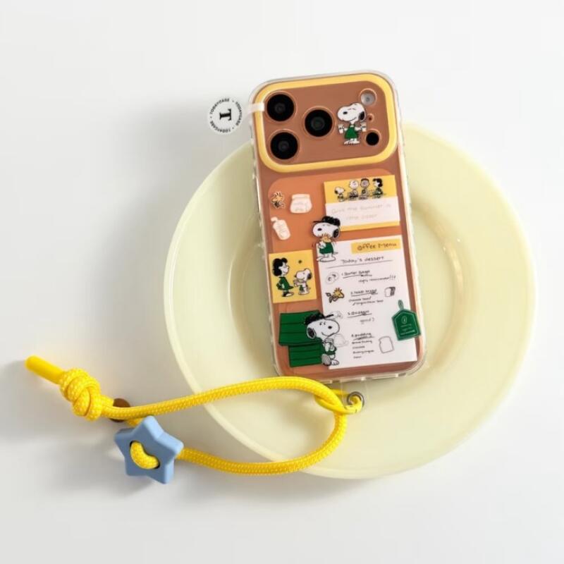 เคสโทรศัพท์ Snoopy ลายโน้ตกาแฟ - Phone Accessories From China บทวิจารณ์และราคา