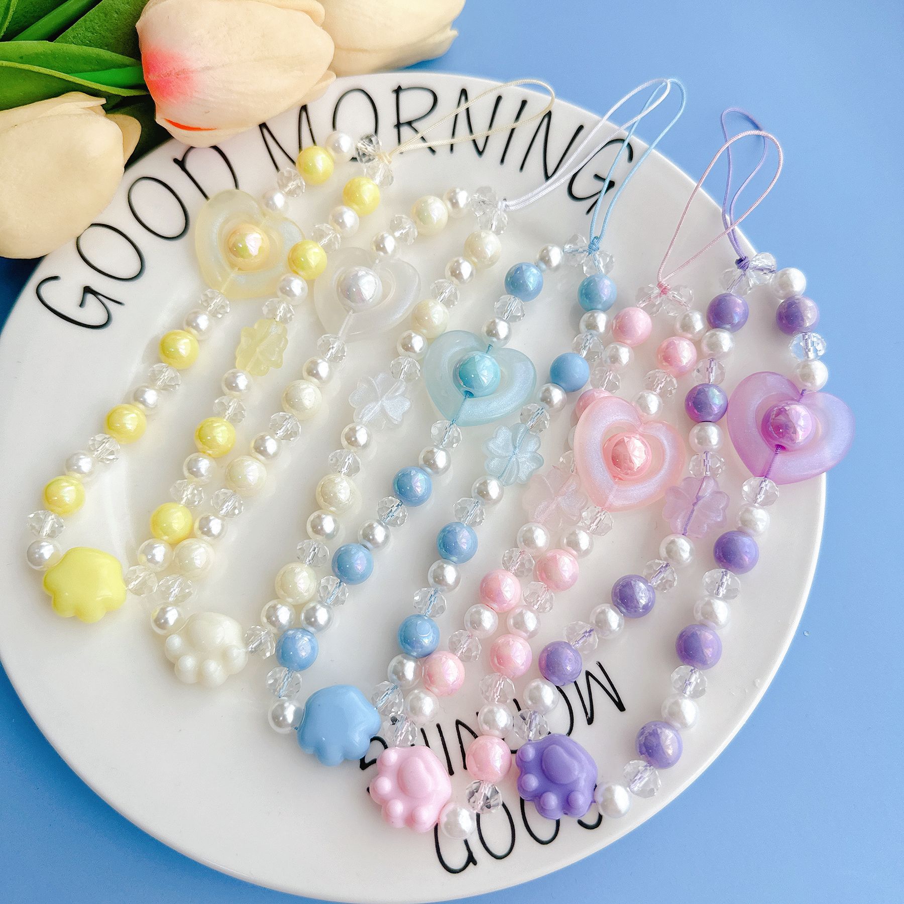 ใหม่สาวสดการจับคู่สี Love Cat  - Phone Accessories Hanger บทวิจารณ์และราคา