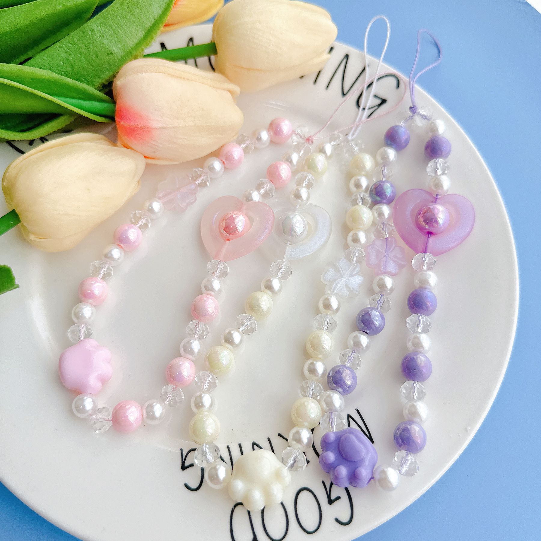 ใหม่สาวสดการจับคู่สี Love Cat  - Phone Accessories Hanger บทวิจารณ์และราคา