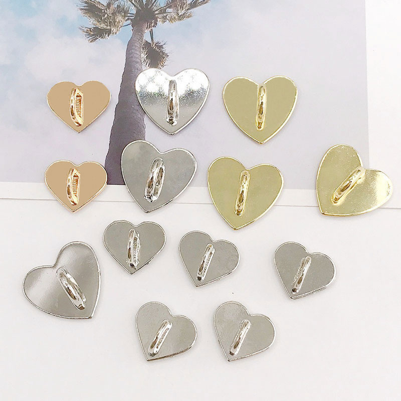 5PCS Kawaii กาวโลหะหัวใจ Charm - Phone Accessories Hanger บทวิจารณ์และราคา