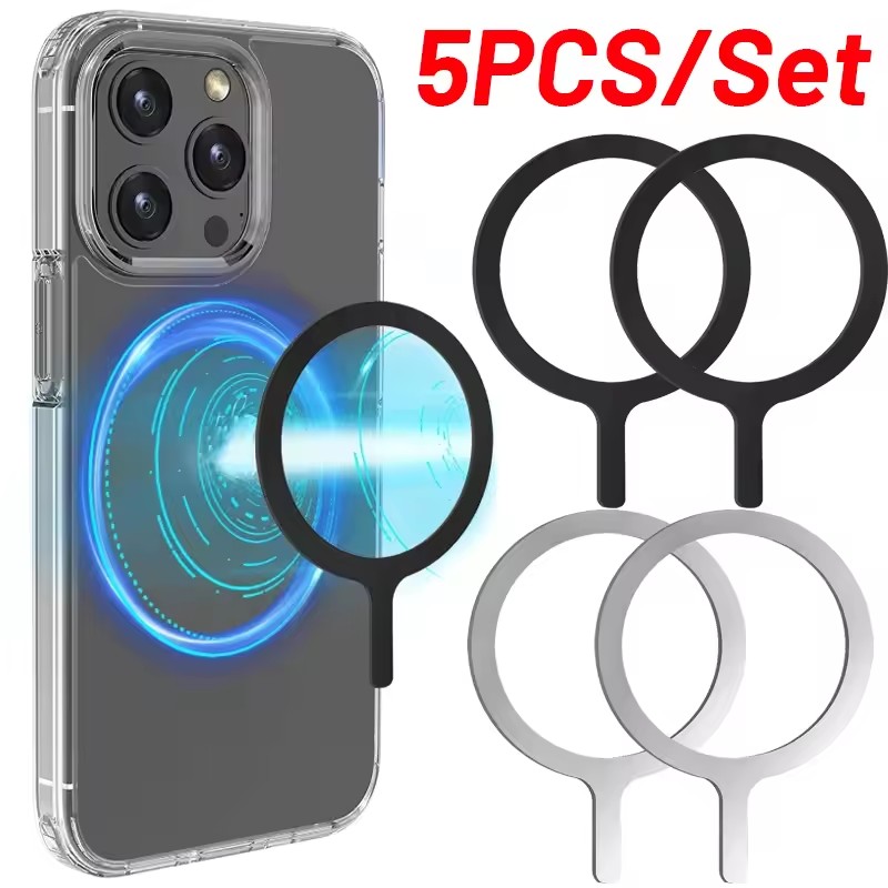 5-1 ชิ้นสติกเกอร์แหวนสำหรับแม็ - Phone Accessories Japan บทวิจารณ์และราคา