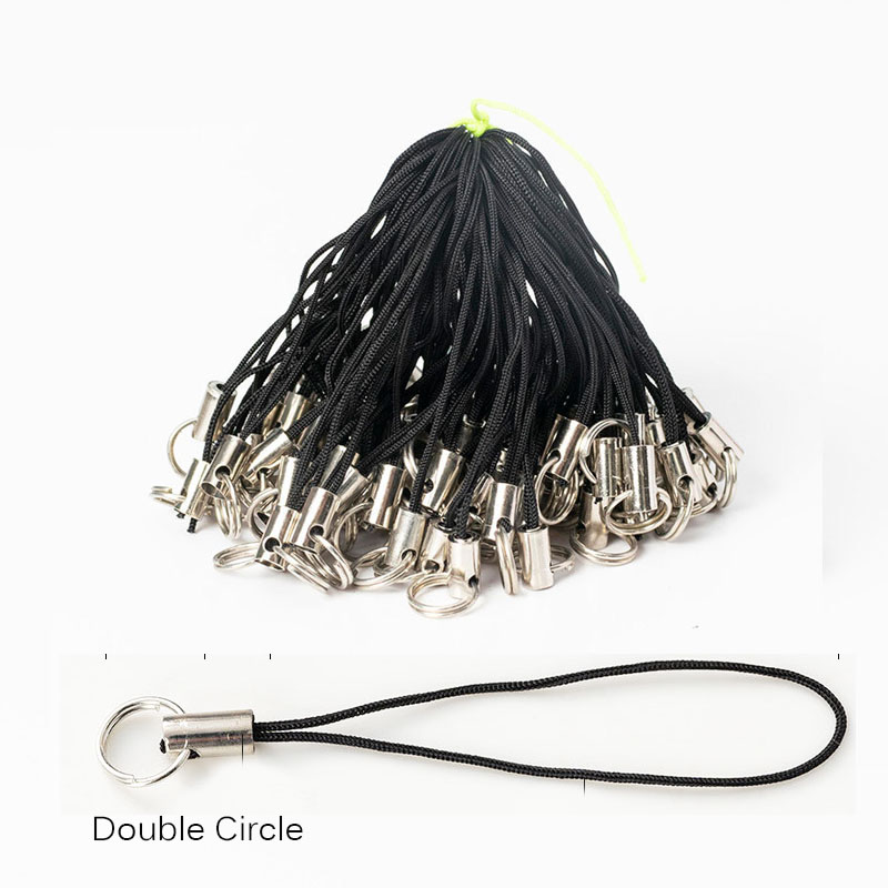 ผสม 100 ชิ้น/ล็อตสายไฟพวงกุญแจ - Phone Accessories Hanger บทวิจารณ์และราคา