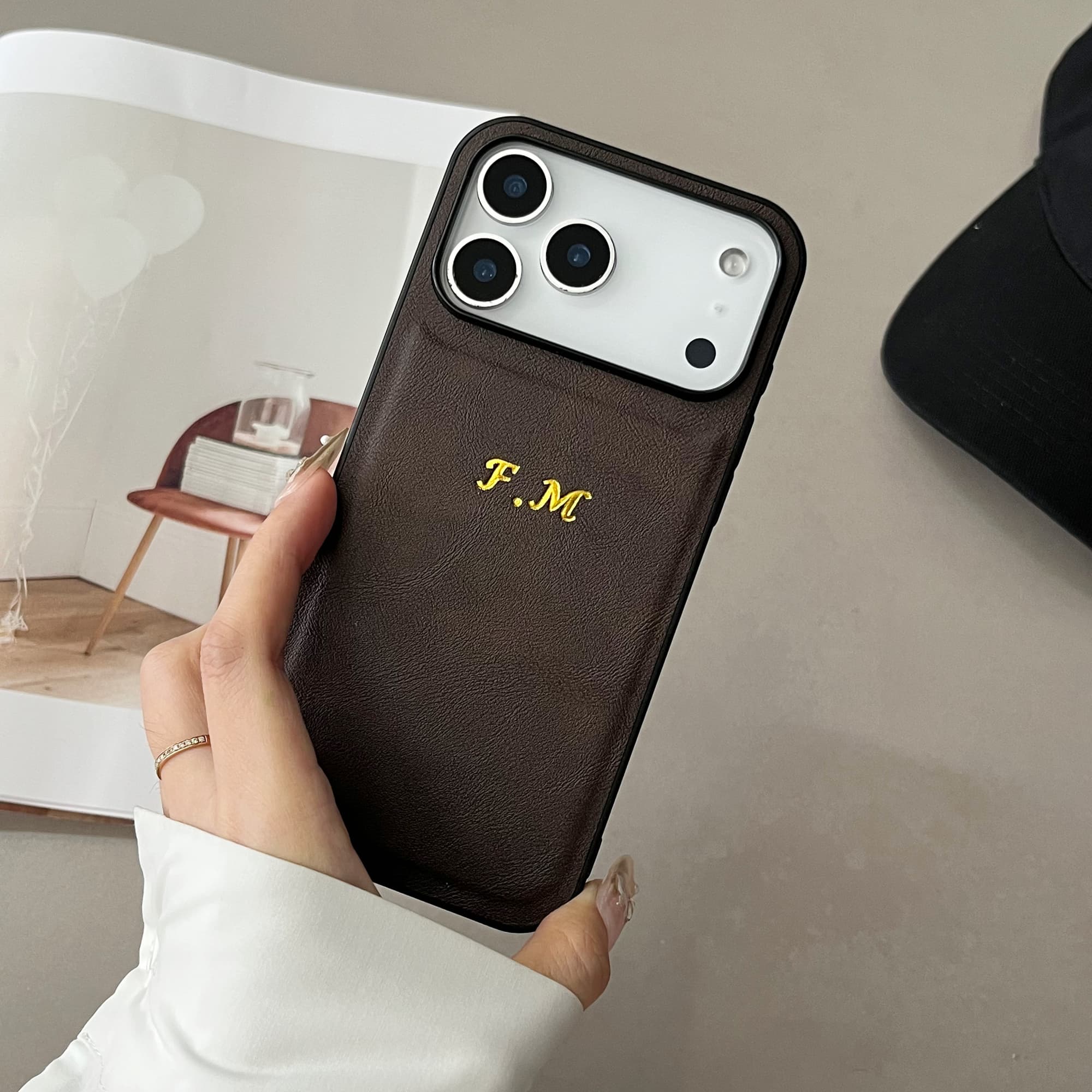 เคสโทรศัพท์หนังเทียมปั๊มฟอยล์ท - Phone Accessories Names บทวิจารณ์และราคา